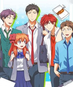 Monthly Girls Nozaki Kun Poster paint by numbers