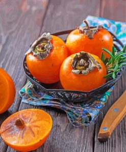 Persimmon Fruits paint by numbers