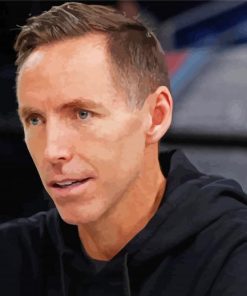 Steve Nash paint by numbers