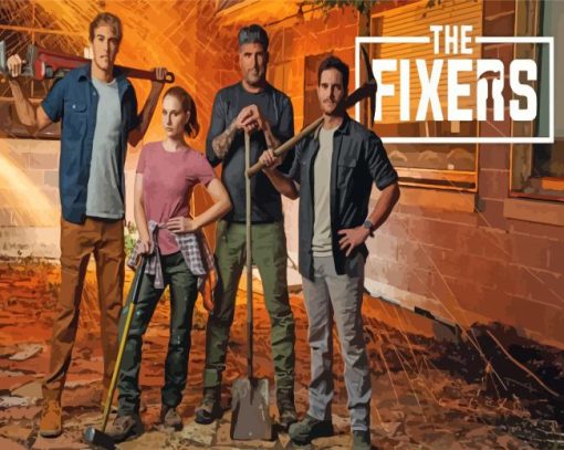 The Fixers Tv Show paint by numbers