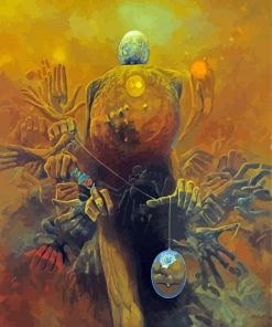 The Cursed By Zdzislaw Beksinski paint by numbers