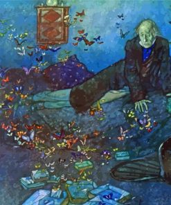 The Entomologists Dream By Edmund Dulac paint by numbers