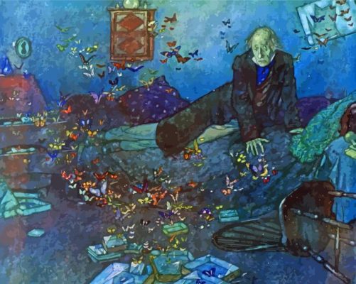 The Entomologists Dream By Edmund Dulac paint by numbers