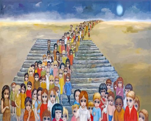 Tomorrow Forever By Margaret Keane paint by numbers