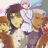 Wolfs Rain Characters paint by numbers