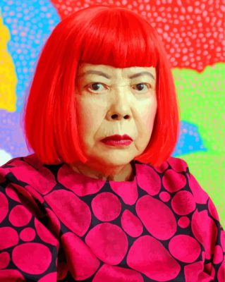 Yayoi Kusama paint by numbers