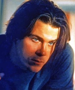 Young Christian Kane paint by numbers