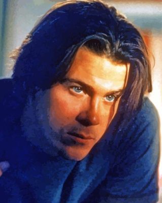 Young Christian Kane paint by numbers