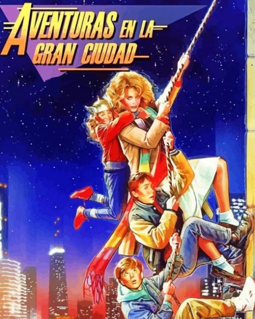 Adventures In Babysitting Poster paint by numbers