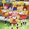 Anime Girls Cheerleading paint by numbers