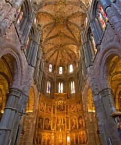 Avila Cathedral Spain paint by numbers