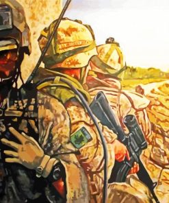 CDN Military Soldiers paint by numbers