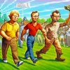 Caddyshack Art paint by numbers