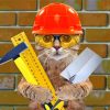 Cat Builders Paint By Numbers