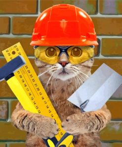 Cat Builders Paint By Numbers