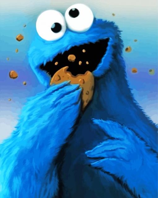 Cookie Monster Art Paint By Number