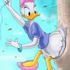 Daisy Duck And Honey Tree paint by numbers