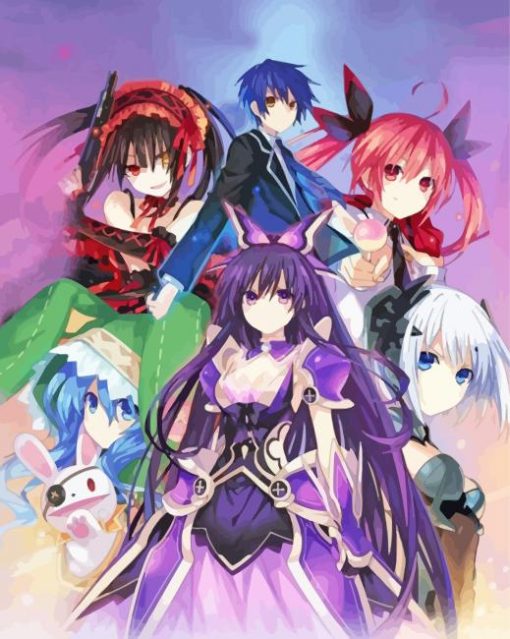 Date A Live paint by numbers