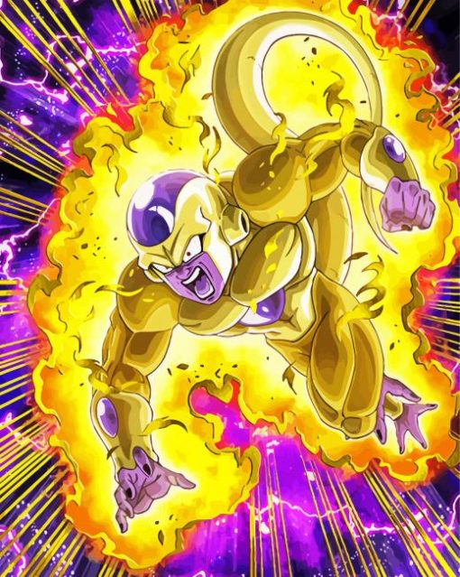 Dragon Ball Z Frieza paint by numbers