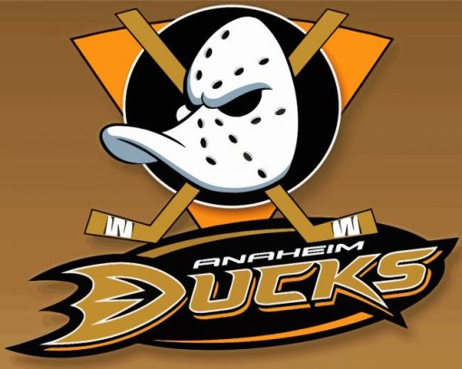 Ducks Nhl Logo paint by numbers