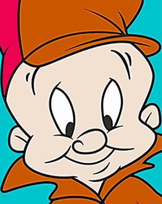 Elmer Fudd Character Art paint by numbers