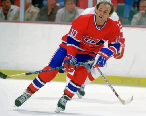 Guy Lafleur paint by numbers