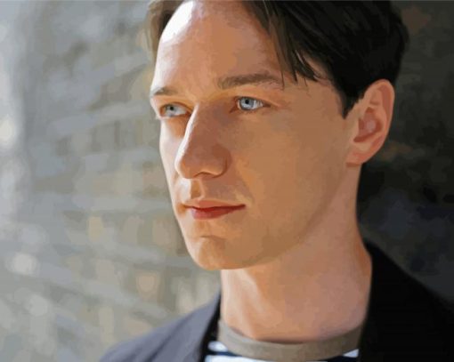 James Mcavoy Actor paint by numbers