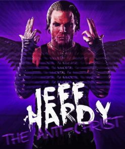 Jeff Hardy Poster paint by numbers