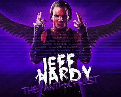 Jeff Hardy Poster paint by numbers