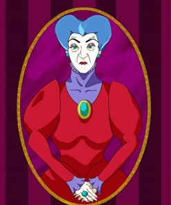 Lady Tremaine Disney Villain paint by numbers