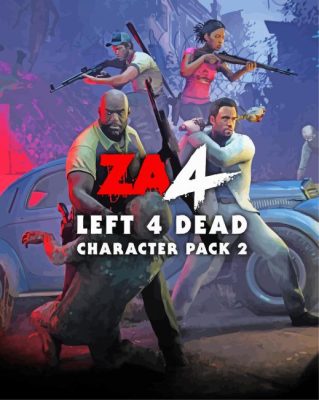 Left 4 Dead Game Poster paint by numbers