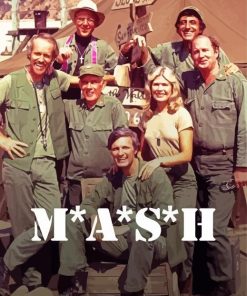 Mash Sitcom Poster paint by numbers