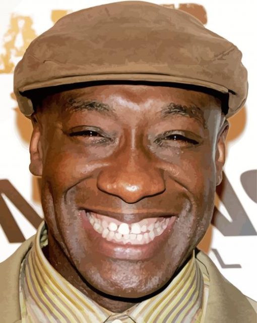 Michael Clarke Duncan Smiling Paint By Numbers