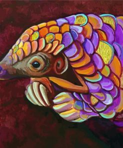 Pangolin paint by numbers