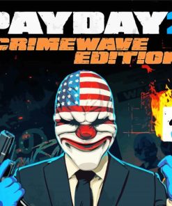 Payday 2 Game Poster paint by numbers