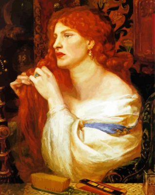 Pre Raphaelite Brotherhood paint by numbers