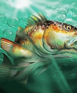 Red Drum Art paint by numbers