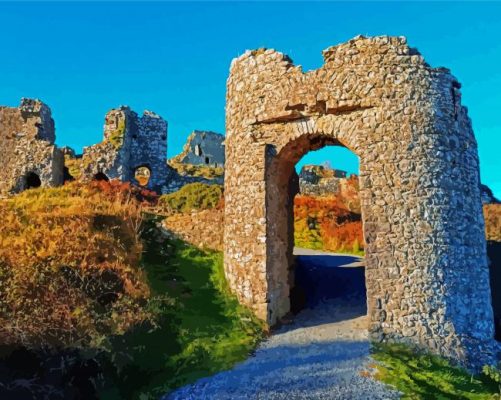 Rock Of Dunamase paint by numbers