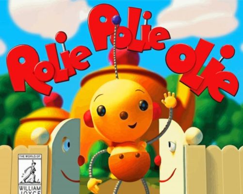 Rolie Polie Olie Cartoon Poster paint by numbers