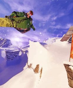 SSX Video Game paint by numbers