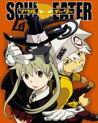 Soul Eater Anime Poster paint by numbers