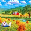 Summer Farm Scenery Paint By Numbers