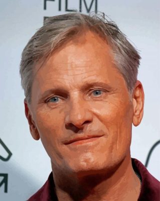 The American Actor Viggo Mortensen paint by numbers