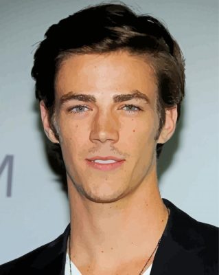 The American Grant Gustin paint by Number