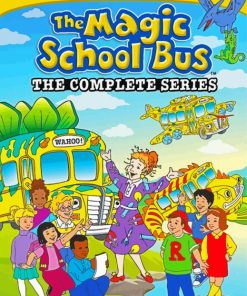 The Magic School Bus paint by numbers