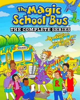 The Magic School Bus paint by numbers