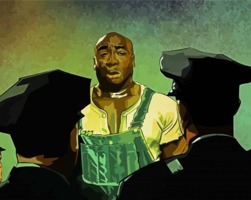 The Green Mile Characters Art paint by numbers