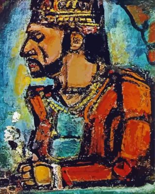 The Old King By Georges Rouault paint by numbers