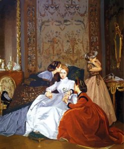The Reluctant Bride By Auguste Toulmouche paint by numbers