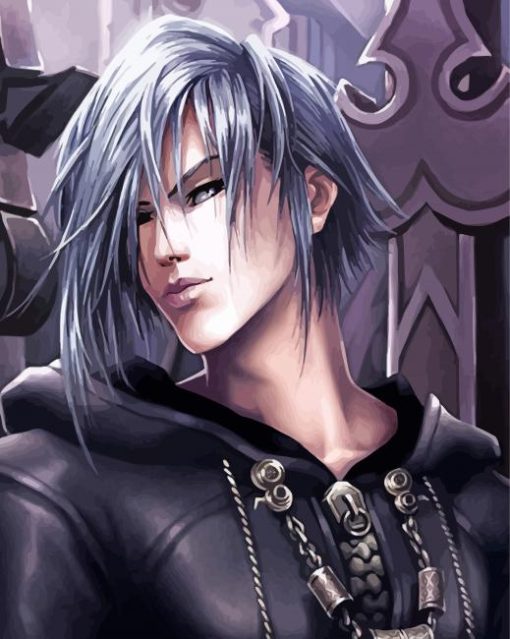 Zexion Kingdom Hearts paint by numbers